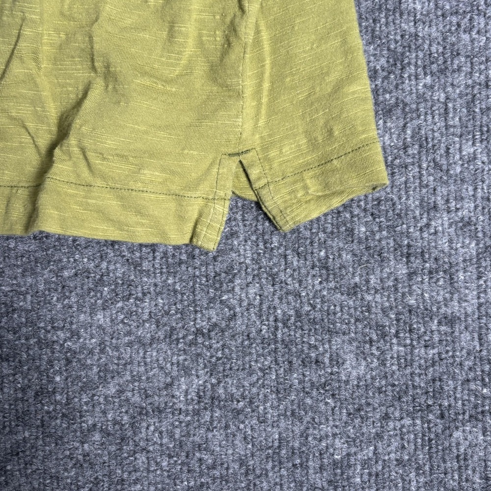 Woolrich Shirt Mens XL Olive Green Short Sleeve Button Front Cotton Pockets - Picture 2 of 15